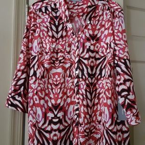 Women's Blouse NY Collection Sz XL New